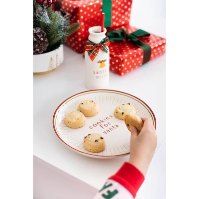 Pearhead Santa Cookies & Milk Holiday Set 3 Pearhead Santa Cookies & Milk Holiday Set