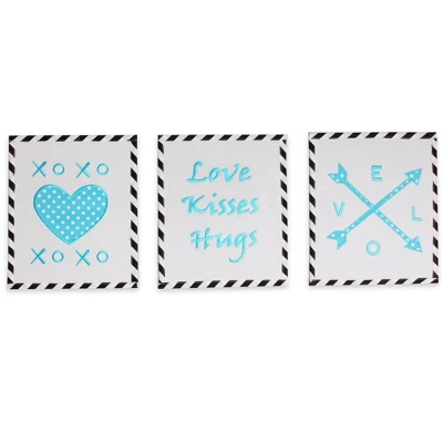 Bacati - Love Aztec Print Black Turquoise 10 Pc Crib Bedding Set With Long Rail Guard Cover 4 Bacati - Love Aztec Print Black Turquoise 10 Pc Crib Bedding Set With Long Rail Guard Cover - Image 2