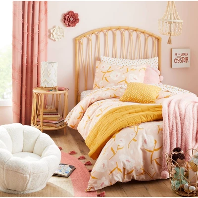 Boho Rattan Cylinder Kids' Nightlight - Pillowfort™ 7 Boho Rattan Cylinder Kids' Nightlight - Pillowfort™ - Image 5