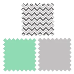 Bacati - Ikat Dots Stripes Mint Grey Neutral 4 Pc Crib Set With 2 Muslin Sswaddle Blankets 11 Bacati - Ikat Dots Stripes Mint Grey Neutral 4 Pc Crib Set With 2 Muslin Sswaddle Blankets -Baby Household Products GUEST 85c3ed80 85f0 402f bc02 e43bea6f0a56