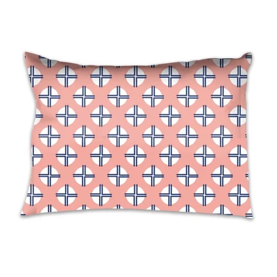 Bacati - Olivia Coral Navy 4 Pc Toddler Bedding Set 7 Bacati - Olivia Coral Navy 4 Pc Toddler Bedding Set - Image 5