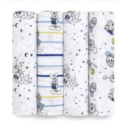 Aden By Aden + Anais Muslin Swaddle Blankets Disney - 4pk 14 Aden By Aden + Anais Muslin Swaddle Blankets Disney - 4pk -Baby Household Products GUEST 888dc6d7 687b 4daa 8db2 ff96be08d916