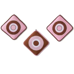 Bacati - Mod Dots Stripes Pink Fuschia Beige Chocolate 10 Pc Crib Bedding Set With 2 Crib Fitted Sheets -Baby Household Products GUEST 88a3252f d06d 4176 b791 3fa1e24edff5