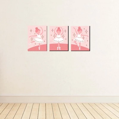 Big Dot Of Happiness Tutu Cute Ballerina - Ballet Nursery Wall Art And Kids Room Decor - 7.5 X 10 Inches - Set Of 3 Prints 4 Big Dot Of Happiness Tutu Cute Ballerina - Ballet Nursery Wall Art And Kids Room Decor - 7.5 X 10 Inches - Set Of 3 Prints - Image 2