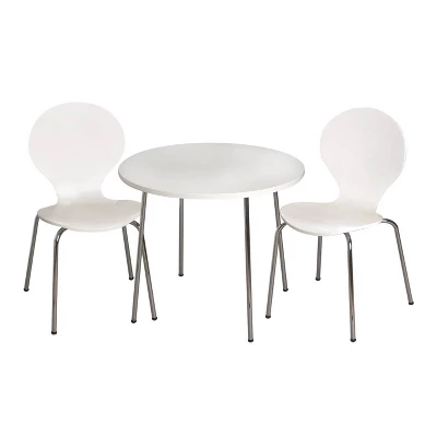 3pc Kids' Table And Chair Set With Chrome Legs - Gift Mark 7 3pc Kids' Table And Chair Set With Chrome Legs - Gift Mark - Image 5