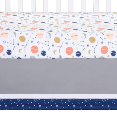 Sammy & Lou Cosmic Rocket Crib Bedding Set - 4pc 5 Sammy & Lou Cosmic Rocket Crib Bedding Set - 4pc - Image 3