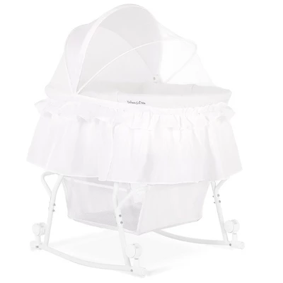Dream On Me Lacy Portable 2-in-1 Bassinet, Black 11 Dream On Me Lacy Portable 2-in-1 Bassinet, Black - Image 9