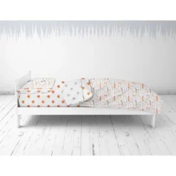 Bacati - Basketball Orange/Gray Muslin 4 Pc Toddler Bedding Set 13 Bacati - Basketball Orange/Gray Muslin 4 Pc Toddler Bedding Set -Baby Household Products GUEST 904f957c 2e8c 43a0 82be a194ebef6303