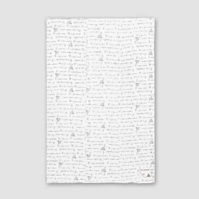 Burt's Bees Baby® Organic Cotton 5pk Solid/Print Burp Cloth Set - Heather Gray 6 Burt's Bees Baby® Organic Cotton 5pk Solid/Print Burp Cloth Set - Heather Gray - Image 4