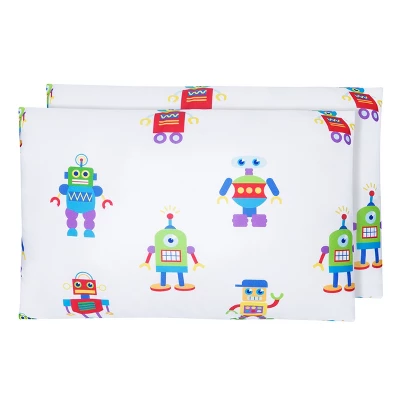 Wildkin Kids Microfiber Pillowcases For Boys & Girls- Toddler (2 Pk) 10 Wildkin Kids Microfiber Pillowcases For Boys & Girls- Toddler (2 Pk) - Image 8