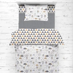 Bacati - Woodlands Beige/Gray 4 Pc Toddler Bedding Set 17 Bacati - Woodlands Beige/Gray 4 Pc Toddler Bedding Set -Baby Household Products GUEST 9489640b c227 4ceb 817e d8cab6e72669