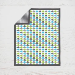 Bacati - Elephants Aqua/Lime/Gray 4 Pc Crib Bedding Set With Diaper Caddy 12 Bacati - Elephants Aqua/Lime/Gray 4 Pc Crib Bedding Set With Diaper Caddy -Baby Household Products GUEST 94bd24cc 731e 4a9d 9c56 851b6260c99d