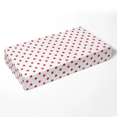 Bacati - Stars Red Ikat Muslin 100 Percent Cotton Universal Baby US Standard Crib Or Toddler Bed Fitted Sheet 3 Bacati - Stars Red Ikat Muslin 100 Percent Cotton Universal Baby US Standard Crib Or Toddler Bed Fitted Sheet