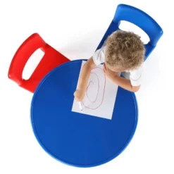 3pc Round Plastic Construction Table With 2 Chairs And Cover Blue/Red/White - Humble Crew 10 3pc Round Plastic Construction Table With 2 Chairs And Cover Blue/Red/White - Humble Crew -Baby Household Products GUEST 99d70790 f37a 44e2 ba5c 35acb375a585