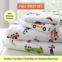 Wildkin Kids Microfiber Sheet Set For Boys & Girls