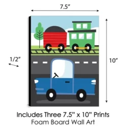 Big Dot Of Happiness Cars, Trains, And Airplanes - Transportation Nursery Wall Art And Kids Room Decor - 7.5 X 10 Inches - Set Of 3 Prints 9 Big Dot Of Happiness Cars, Trains, And Airplanes - Transportation Nursery Wall Art And Kids Room Decor - 7.5 X 10 Inches - Set Of 3 Prints -Baby Household Products GUEST 9c5dbc7b 2bfb 41d3 a985 ca1267a3bf8a
