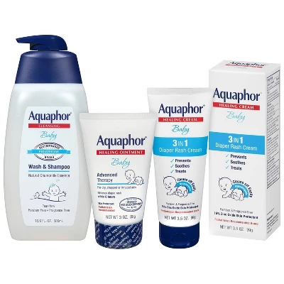 Aquaphor Baby Everyday Skincare Essentials - 4pc Gift Set 4 Aquaphor Baby Everyday Skincare Essentials - 4pc Gift Set - Image 2
