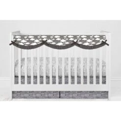 Bacati - Clouds In The City White/Gray 10 Pc Crib Bedding Set With Long Rail Guard Cover 17 Bacati - Clouds In The City White/Gray 10 Pc Crib Bedding Set With Long Rail Guard Cover -Baby Household Products GUEST a58ed2e7 b4bc 4250 bad7 51fa4f2bf1fa 1