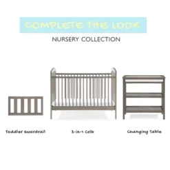 Little Seeds Sierra Ridge Ashton Guard Rail For Toddler Bed, Gray -Baby Household Products GUEST a63d6a31 8c65 4f00 9131 cab6a3c0e105