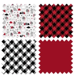 Bacati - Lumberjack Red Black Gray 3 Pc Crib Bedding Set 15 Bacati - Lumberjack Red Black Gray 3 Pc Crib Bedding Set -Baby Household Products GUEST aa8d3e10 329a 42e5 beef f3becf49dfed 2