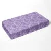 Bacati - Floral Scroll Printed Purple 100 Percent Cotton Universal Baby US Standard Crib Or Toddler Bed Fitted Sheet -Baby Household Products GUEST ac9580d7 076c 46fc 8a8b 647a4b0bffb3