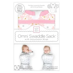 SwaddleDesigns Omni Swaddle Sack Swaddle Wrap - Pink Heavenly Floral - S - 0-3 Months 8 SwaddleDesigns Omni Swaddle Sack Swaddle Wrap - Pink Heavenly Floral - S - 0-3 Months -Baby Household Products GUEST b53e2725 eb56 446d 986e 5cb6a9f107e0