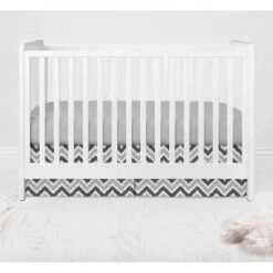 Bacati - Ikat Chevron White Grey Neutral 3 Pc Crib Set 9 Bacati - Ikat Chevron White Grey Neutral 3 Pc Crib Set -Baby Household Products GUEST b78e42f5 33e1 4ed7 96cf e2ecb5c1ee67