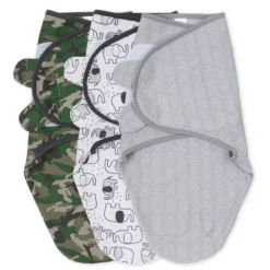 The Peanutshell Camo Elephant Swaddle Wrap For Newborn, Infant - 3-Pack 15 The Peanutshell Camo Elephant Swaddle Wrap For Newborn, Infant - 3-Pack -Baby Household Products GUEST bad68783 d313 4249 8d8c eebf9daea07d