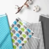 Bacati - Elephants Aqua/Lime/Gray 4 Pc Toddler Bedding Set -Baby Household Products GUEST bd16cd13 d4b1 47ec a8fd 069d2e1e107c 1
