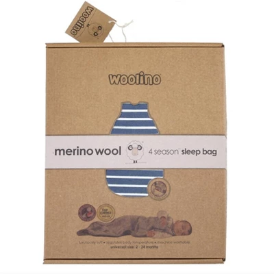 Woolino 4 Season Ultimate Baby Swaddle Wrap, Merino Wool, 2 Months - 2 Years, Navy Blue 3 Woolino 4 Season Ultimate Baby Swaddle Wrap, Merino Wool, 2 Months - 2 Years, Navy Blue