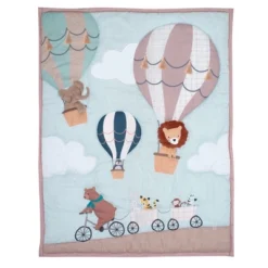 Bedtime Originals Up Up & Away 3-Piece Animals/Hot Air Balloon Crib Bedding Set -Baby Household Products GUEST c56803d1 fae9 4d03 96bc 9c2059e04959