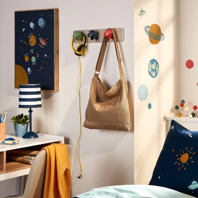 Dinosaur Hanging Kids' Wall Hooks - Pillowfort™ 4 Dinosaur Hanging Kids' Wall Hooks - Pillowfort™ - Image 2