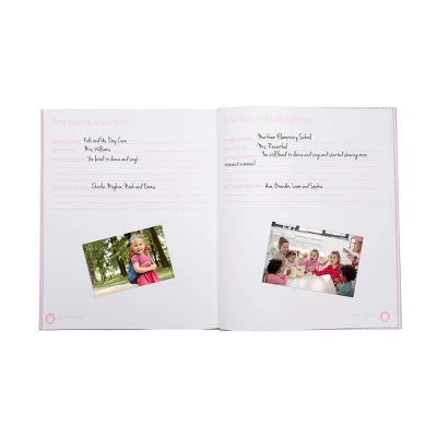 Pearhead Pink Striped Babybook 5 Pearhead Pink Striped Babybook - Image 3
