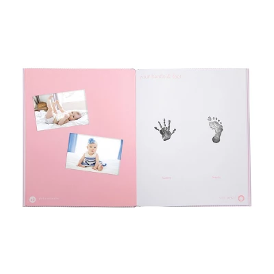 Pearhead Pink Striped Babybook 4 Pearhead Pink Striped Babybook - Image 2
