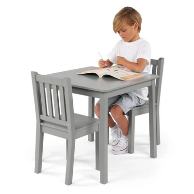 3pc Kids' Wood Table And Chair Set - Humble Crew 3 3pc Kids' Wood Table And Chair Set - Humble Crew