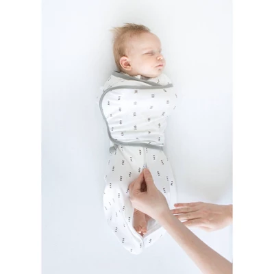 SwaddleDesigns Omni Swaddle Sack Swaddle Wrap - White - S - 0-3 Months 5 SwaddleDesigns Omni Swaddle Sack Swaddle Wrap - White - S - 0-3 Months - Image 3