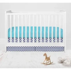 Bacati - Aztec Print Liam Aqua Orange Navy 4 Pc Crib Bedding Set With Diaper Caddy 12 Bacati - Aztec Print Liam Aqua Orange Navy 4 Pc Crib Bedding Set With Diaper Caddy -Baby Household Products GUEST d2698c47 1f6f 44fd afa9 07037d83a621