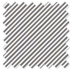 Bacati - White/Gray Warp Stripes Crib/Toddler Bed Skirt