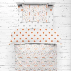 Bacati - Basketball Orange/Gray Muslin 4 Pc Toddler Bedding Set 12 Bacati - Basketball Orange/Gray Muslin 4 Pc Toddler Bedding Set -Baby Household Products GUEST d92c3f3f 2853 4875 8cb8 ddf4a72a491a