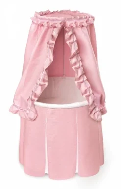 Badger Basket Empress Round Baby Bassinet With Canopy 14 Badger Basket Empress Round Baby Bassinet With Canopy -Baby Household Products GUEST d9f505bb facd 4984 9631 3009640edaad