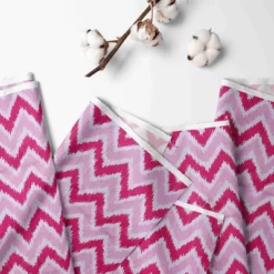 Bacati - Mix N Match Pink 4 Pc Cotton Toddler Bedding Set -Baby Household Products GUEST da217935 c3f4 454b aad7 de7b4375d912 1