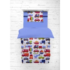 Bacati - Transportation Blue Navy Green Red Orange 4 Pc Toddler Bedding Set 15 Bacati - Transportation Blue Navy Green Red Orange 4 Pc Toddler Bedding Set -Baby Household Products GUEST dcdc6f53 dc97 4e97 9d92 1e9cd2e48b7a