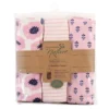 Touched By Nature Infant Girl Organic Cotton Swaddle Wraps, Blossoms, 0-3 Months 2 Touched By Nature Infant Girl Organic Cotton Swaddle Wraps, Blossoms, 0-3 Months -Baby Household Products GUEST de97e0f6 b05a 429c a237 58e057415d0f