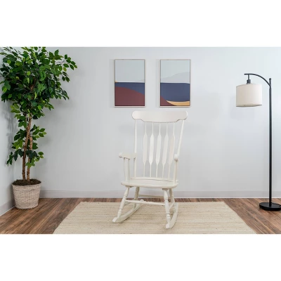 Gift Mark Wooden Adult Rocking Chair 4 Gift Mark Wooden Adult Rocking Chair - Image 2