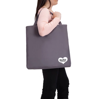 Delta Children EZ Fold Ultra Compact Travel Bassinet - Gray 8 Delta Children EZ Fold Ultra Compact Travel Bassinet - Gray - Image 6