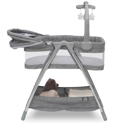 Simmons Kids' City Sleeper Bassinet - Gray Tweed 6 Simmons Kids' City Sleeper Bassinet - Gray Tweed - Image 4