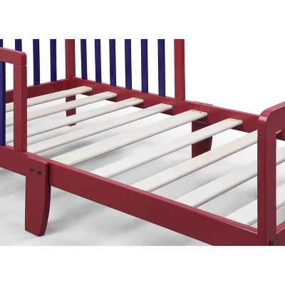 Olive & Opie Twain Toddler Bed - Red/Blue 6 Olive & Opie Twain Toddler Bed - Red/Blue - Image 4