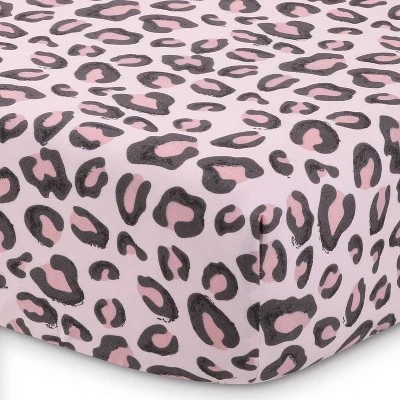 The Peanutshell Leopard Blush Baby Crib Bedding Set - Pink/Animal - 3pc 8 The Peanutshell Leopard Blush Baby Crib Bedding Set - Pink/Animal - 3pc - Image 6