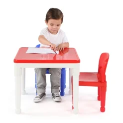 3pc 2 In 1 Square Activity Table With 2 Chairs Blue/Red - Humble Crew 13 3pc 2 In 1 Square Activity Table With 2 Chairs Blue/Red - Humble Crew -Baby Household Products GUEST ea1f4954 4746 4741 9367 4e173501e29d