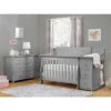 Sorelle Princeton Elite Panel Crib And Changer - Weathered Gray